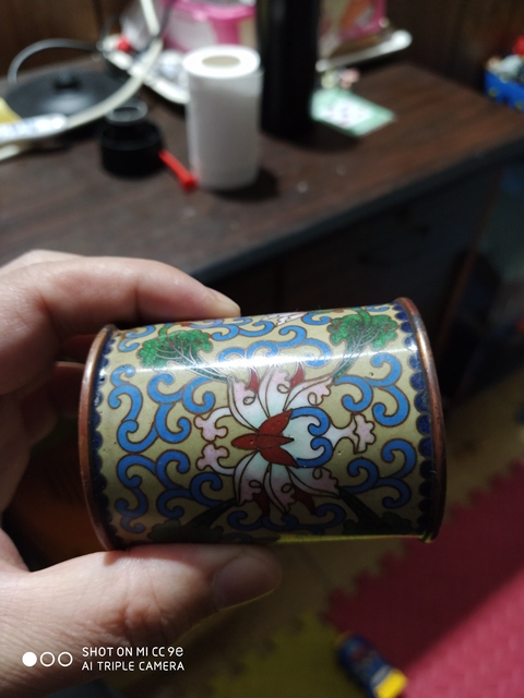 古玩雜項銅胎琺瑯拍賣，當前價格11000元