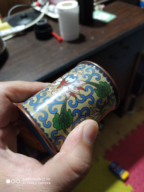 古玩雜項銅胎琺瑯拍賣，當前價格11000元