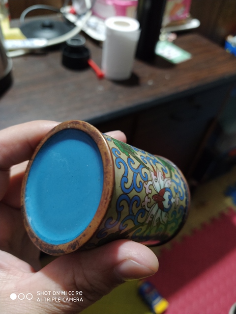 古玩雜項銅胎琺瑯拍賣，當前價格11000元