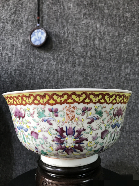 古玩陶瓷粉彩碗拍賣，當前價格5680元
