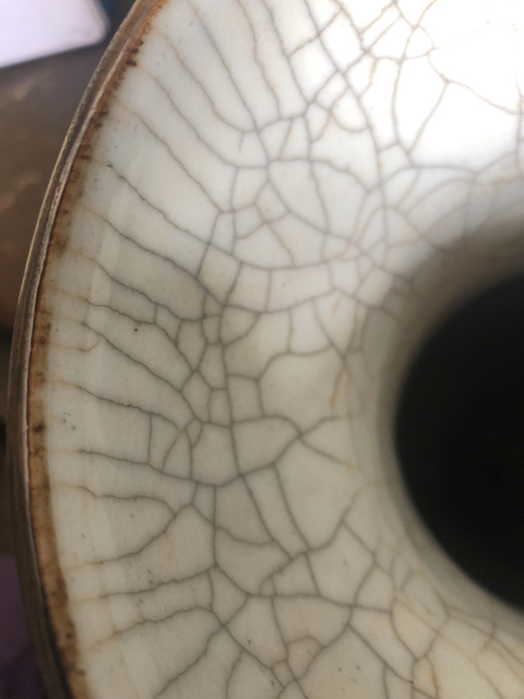 古玩陶瓷粉彩博古花卉紋瓶拍賣，當前價格7800元