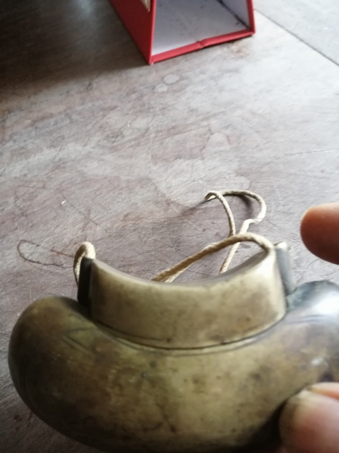 古玩銅器穿帶銅壺拍賣，當前價格7000元