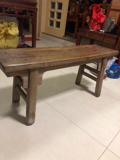 古玩雜項夾頭榫長凳拍賣，當前價格5990元