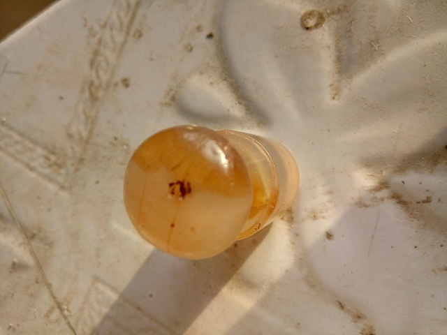 古玩玉器瑪瑙煙嘴拍賣，當前價格3000元