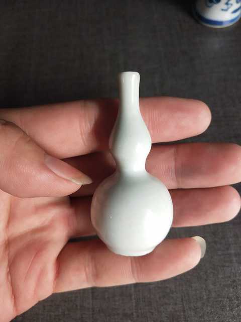 古玩陶瓷青白釉葫蘆瓶拍賣，當(dāng)前價格5800元