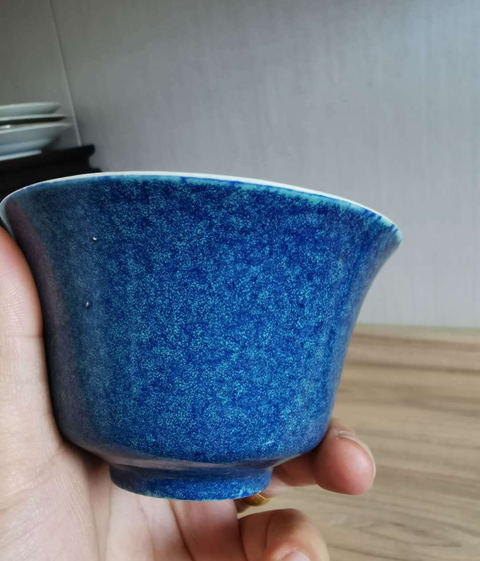 古玩陶瓷爐鈞釉杯拍賣，當前價格5000元