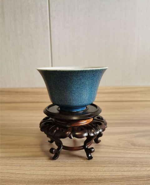 古玩陶瓷爐鈞釉杯拍賣，當前價格5000元