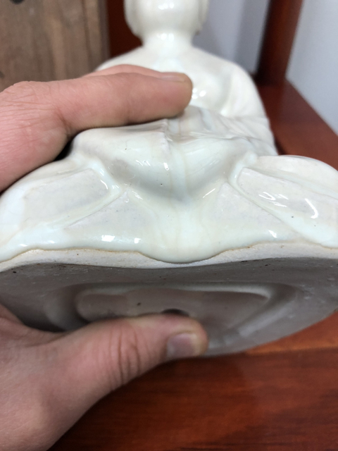 古玩陶瓷窯變釉 童女造像拍賣，當前價格800元
