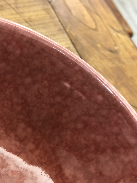 古玩陶瓷紅釉碗拍賣，當前價格9380元