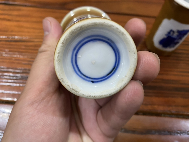 古玩陶瓷花觚一對拍賣，當前價格7880元