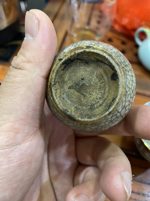 古玩陶瓷哥釉水盂拍賣，當(dāng)前價格6880元