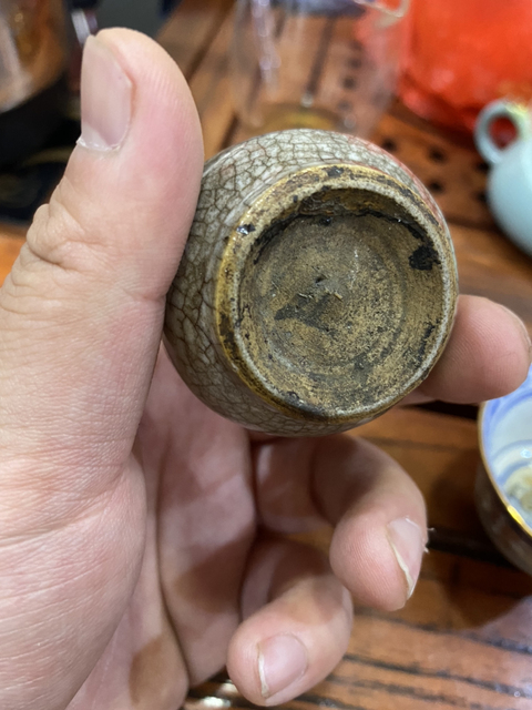 古玩陶瓷哥釉水盂拍賣，當(dāng)前價格6880元