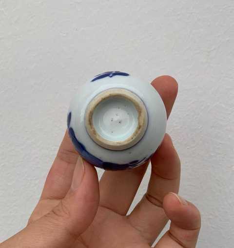 古玩陶瓷青花花蝶紋小玉壺春瓶拍賣，當(dāng)前價(jià)格5250元