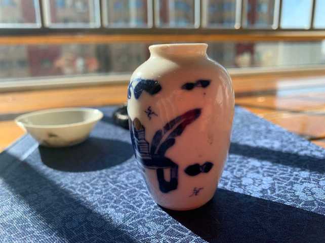 古玩陶瓷青花小瓶拍賣，當前價格3000元