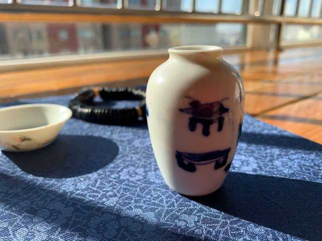 古玩陶瓷青花小瓶拍賣，當前價格3000元