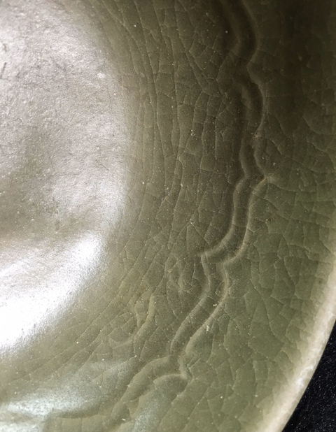 古玩陶瓷龍泉窯青釉碗拍賣，當前價格4900元