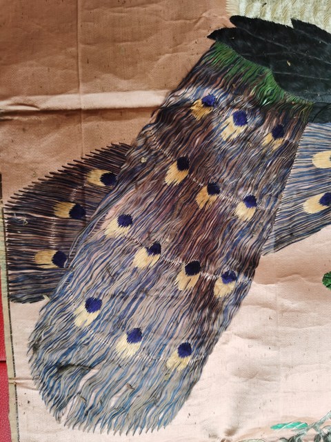 古玩雜項孔雀牡丹圖拍賣，當前價格7920元