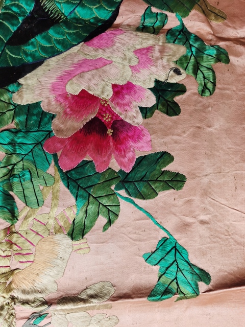 古玩雜項孔雀牡丹圖拍賣，當前價格7920元