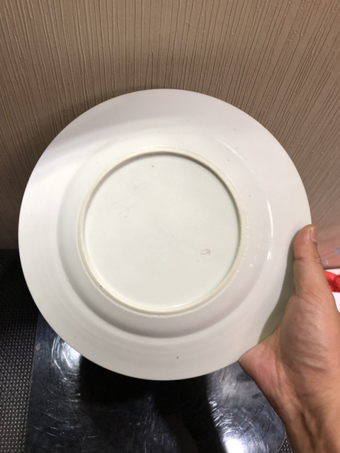 古玩陶瓷清乾隆花卉紋盤拍賣,當前價格1000元