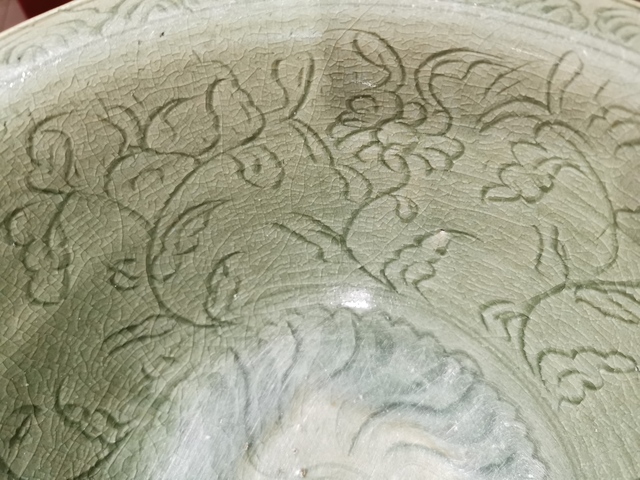 古玩陶瓷明龍泉青瓷花盆拍賣，當前價格14800元