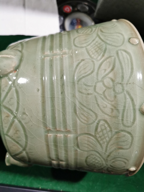 古玩陶瓷明龍泉系青瓷香爐拍賣，當前價格11800元