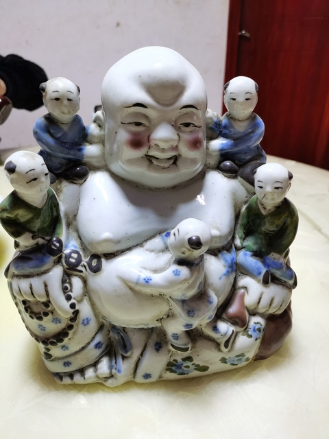 古玩陶瓷五子鬧佛拍賣，當(dāng)前價格5600元