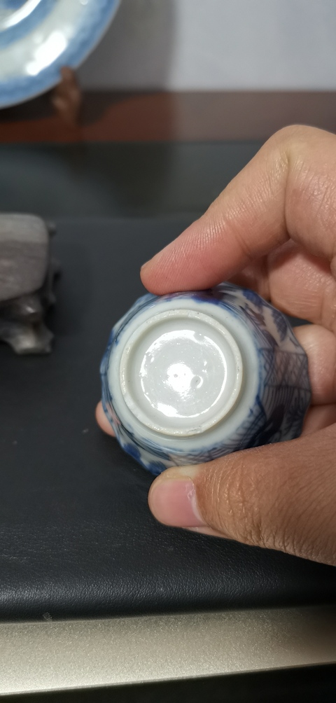 古玩陶瓷青花杯盤拍賣，當前價格7800元