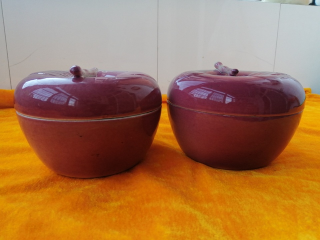 古玩陶瓷蘋果綠釉蓋罐拍賣,當(dāng)前價(jià)格398元