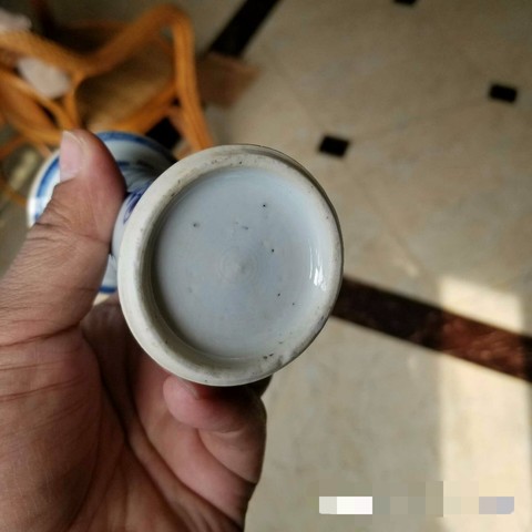 古玩陶瓷青花花觚拍賣，當前價格2800元