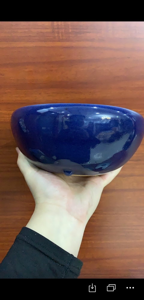 古玩陶瓷霽藍釉香爐拍賣，當前價格2999元