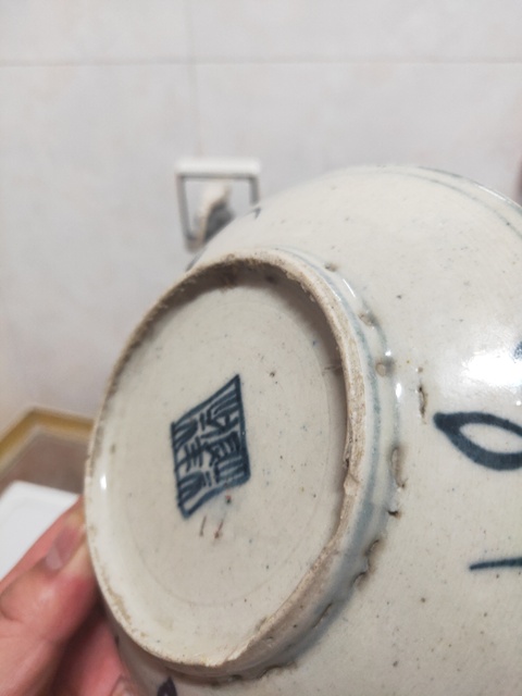 古玩陶瓷青花盤拍賣，當前價格6800元