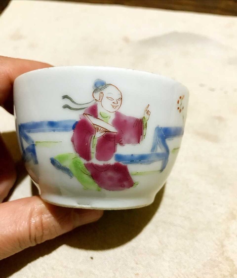 古玩陶瓷粉彩蓋缸拍賣，當(dāng)前價(jià)格6800元