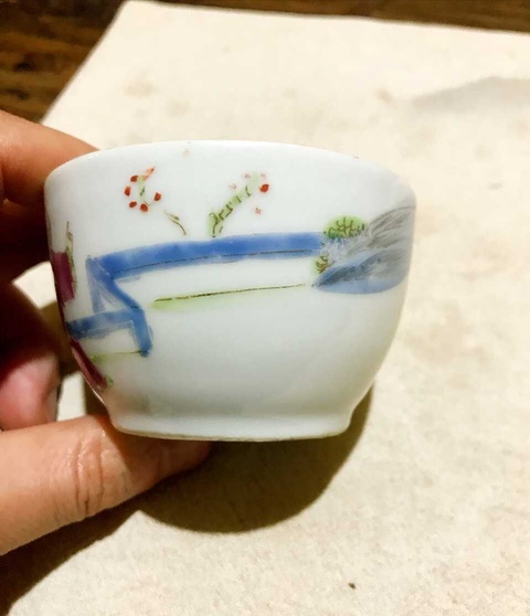 古玩陶瓷粉彩蓋缸拍賣，當(dāng)前價(jià)格6800元