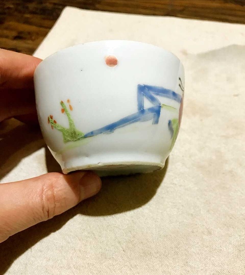 古玩陶瓷粉彩蓋缸拍賣，當(dāng)前價(jià)格6800元