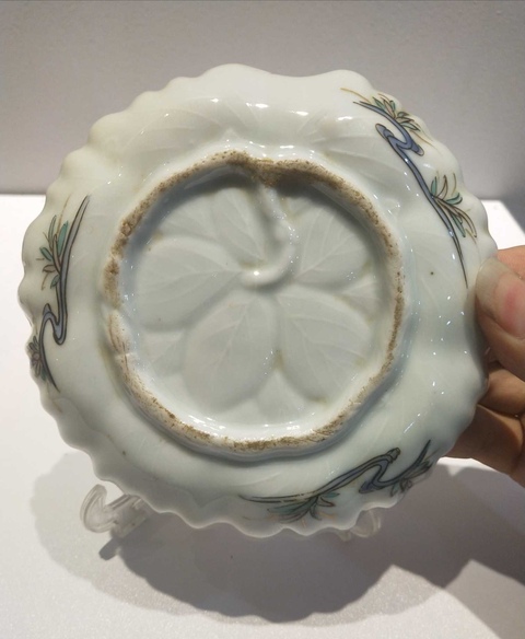 古玩陶瓷花鳥盤拍賣，當前價格6800元