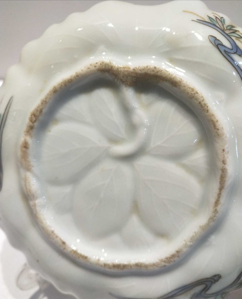 古玩陶瓷花鳥盤拍賣，當前價格6800元