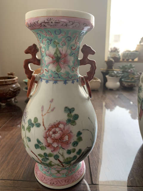 古玩陶瓷粉彩瓶拍賣，當前價格11900元