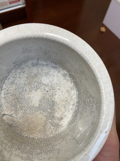 古玩陶瓷清代哥釉旋紋桶式缸拍賣，當前價格9800元