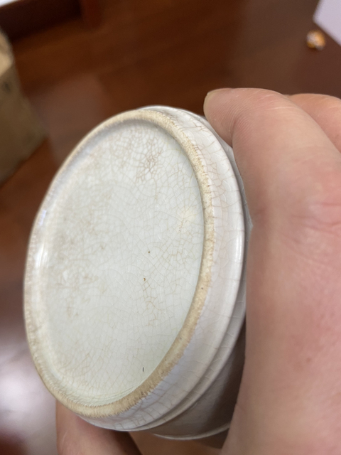 古玩陶瓷清代哥釉旋紋桶式缸拍賣，當前價格9800元