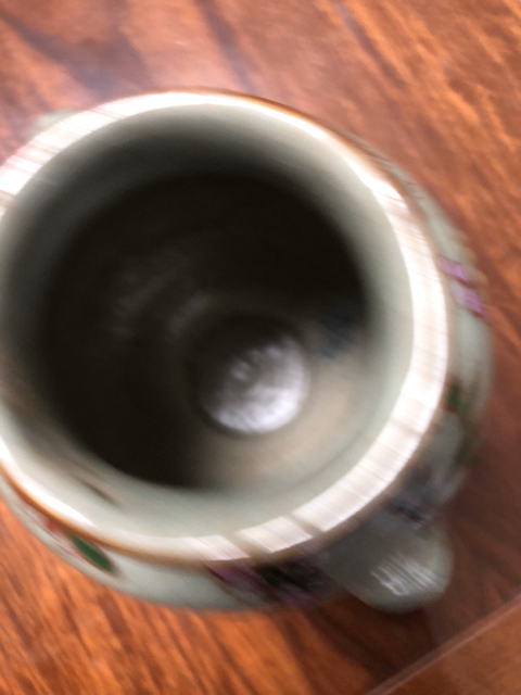 古玩陶瓷豆青釉粉彩罐拍賣，當前價格7800元