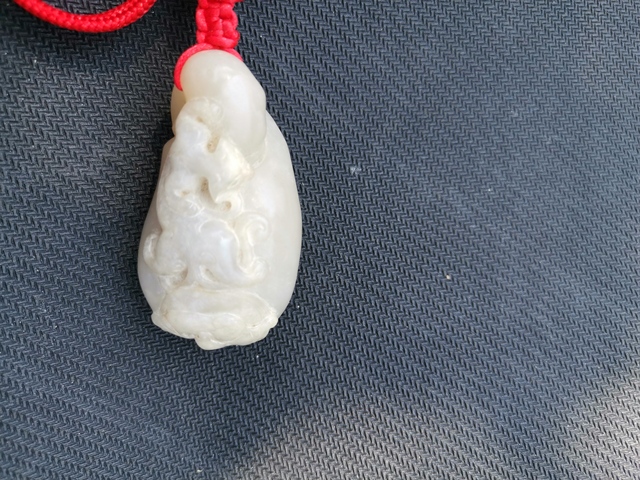 古玩玉器龍吊墜拍賣，當前價格5800元