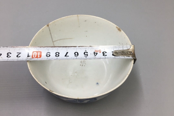 古玩陶瓷青花三星圖碗拍賣，當前價格2200元