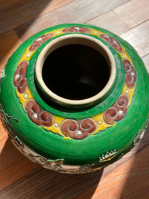 古玩陶瓷粉彩罐拍賣，當前價格6500元