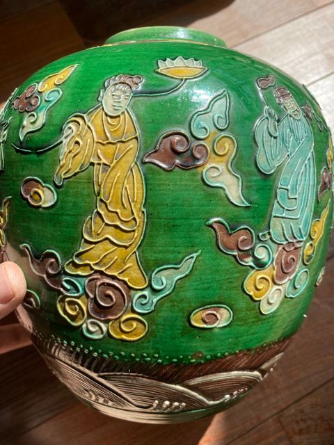 古玩陶瓷粉彩罐拍賣，當前價格6500元