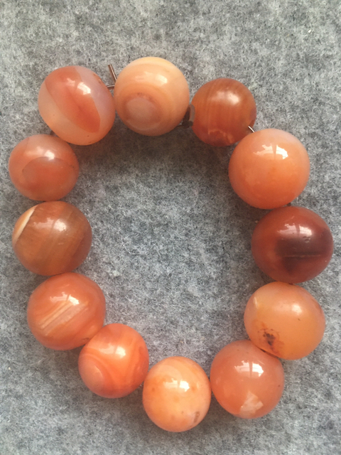 古玩玉器瑪瑙珠子拍賣，當前價格5800元