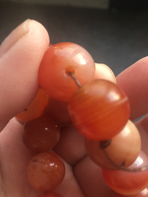 古玩玉器瑪瑙珠子拍賣，當前價格5800元