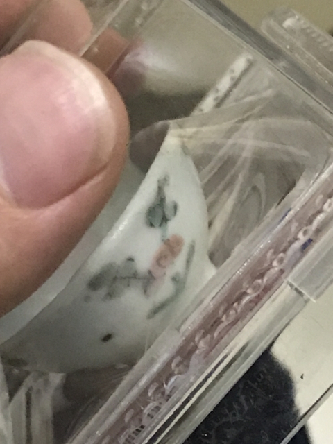 古玩陶瓷粉彩杯同治年拍賣,當(dāng)前價格158元