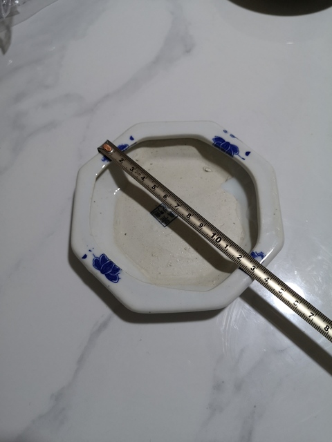 古玩陶瓷八方盤拍賣，當前價格98元