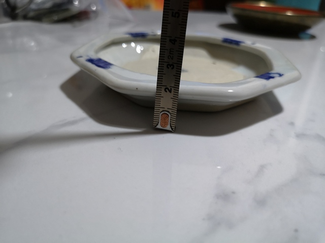 古玩陶瓷八方盤拍賣，當前價格98元