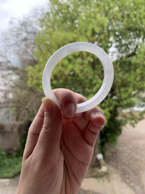 古玩玉器翠鐲拍賣，當前價格6800元